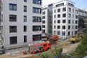 Fassadenfeuer Baustelle Koeln Kalk Dillenburgerstr P42